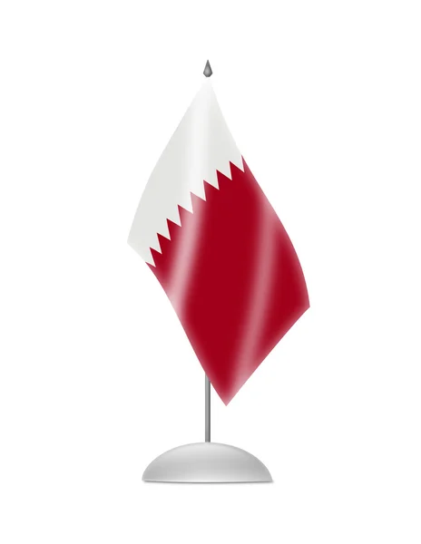 The Qatari flag — Stock Photo, Image