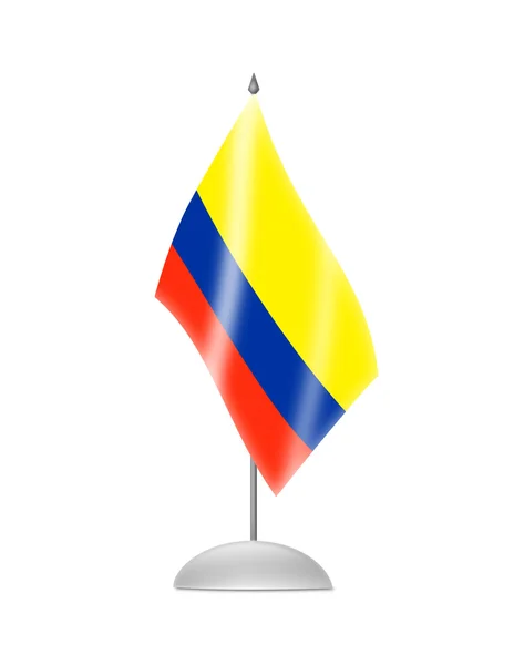 Die kolumbianische Flagge — Stockfoto