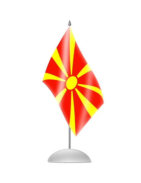 Le drapeau de Macédoine — Photo