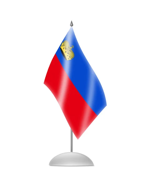 The Liechtenstein flag — Stock Photo, Image