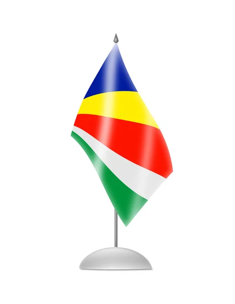 La bandera de Seychelles — Foto de Stock