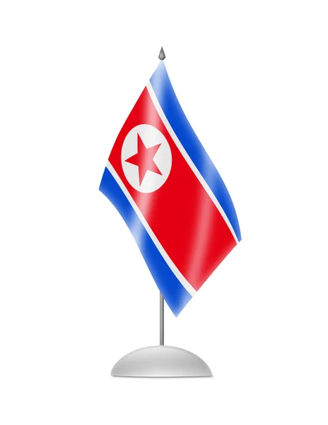 La bandera de Corea del Norte — Foto de Stock