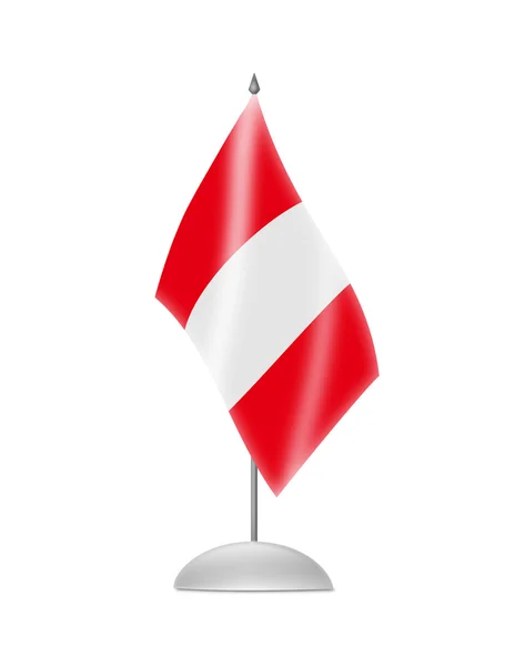 De vlag van peru — Stockfoto