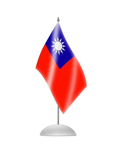 The Taiwan flag — Stock Photo, Image