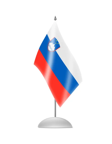 Slovenya bayrağı — Stok fotoğraf