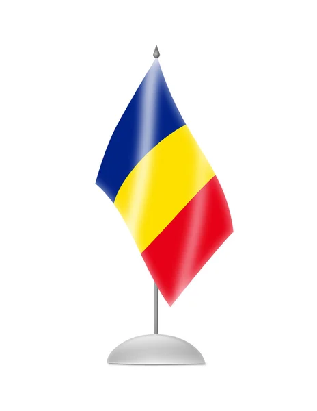 La bandera de Chad — Foto de Stock