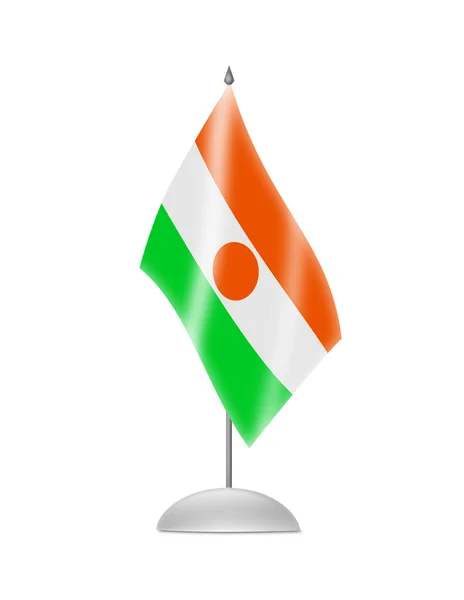 Bandera nigerska — Zdjęcie stockowe