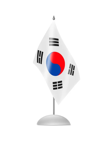 Sydkoreas flagga — Stockfoto