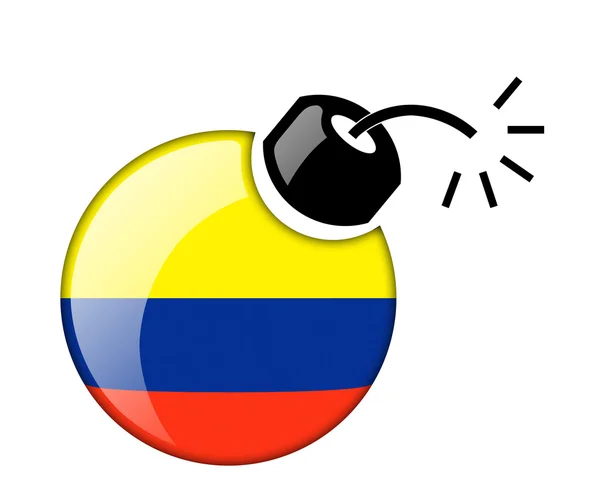 De Colombiaanse vlag — Stockfoto