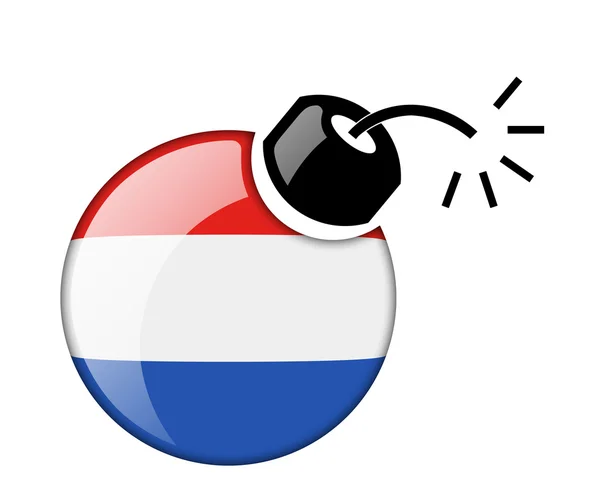 The Netherlands flag — Stock Photo, Image