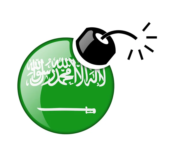 The Saudi Arabia flag — Stock Photo, Image