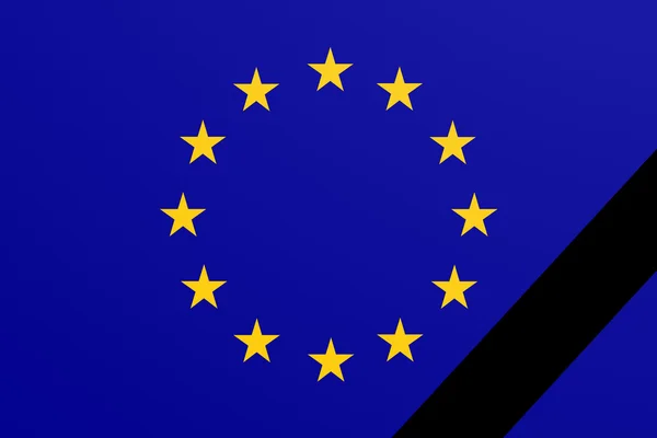 La bandera de la Unión Europea —  Fotos de Stock