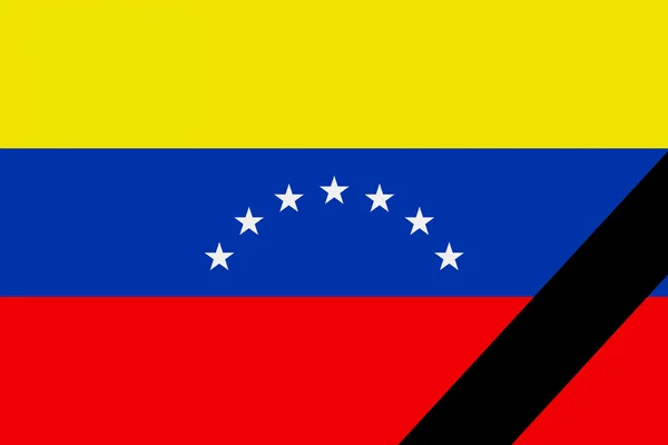 Die venezuelanische Flagge — Stockfoto