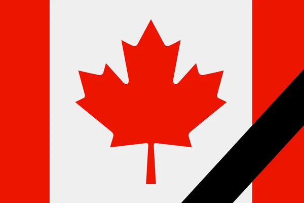 La bandera canadiense — Foto de Stock