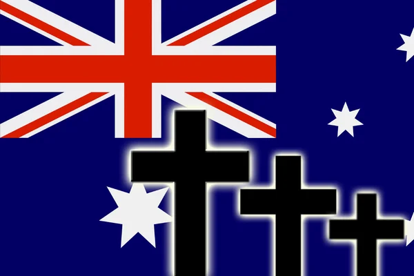 La bandiera australiana — Foto Stock