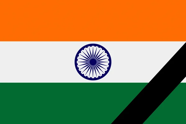 The Indian flag — Stock Photo, Image