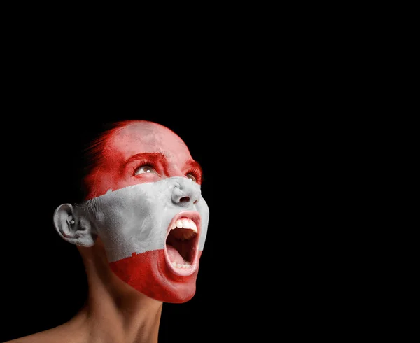 La bandera austriaca — Foto de Stock