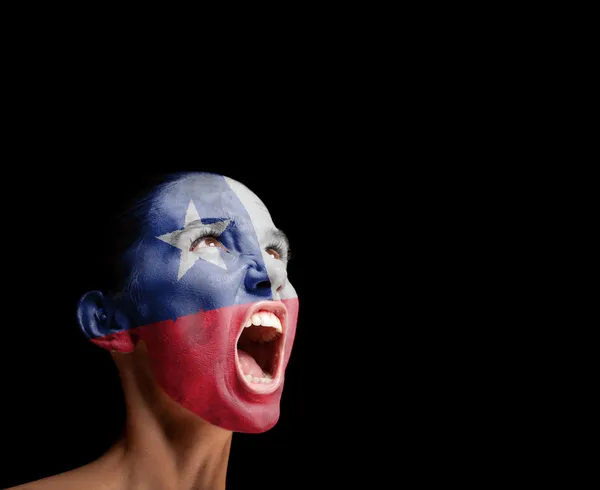 The Chile flag — Stock Photo, Image