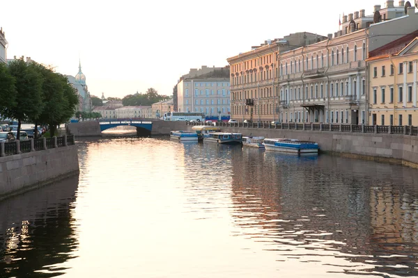 Moyka River in summer day. — Stock Photo, Image