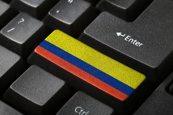 La bandera colombiana — Foto de Stock