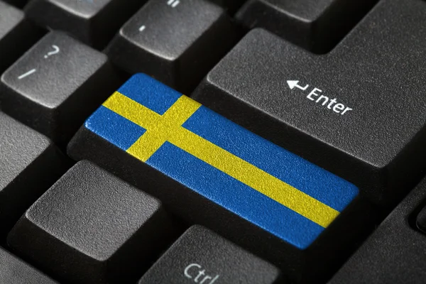 The Swedish flag — Stock Photo, Image