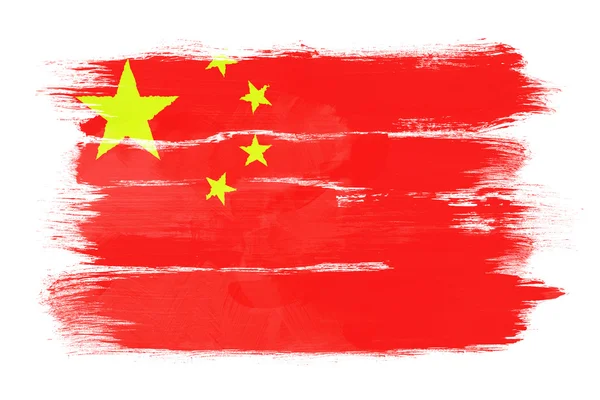 A bandeira chinesa — Fotografia de Stock