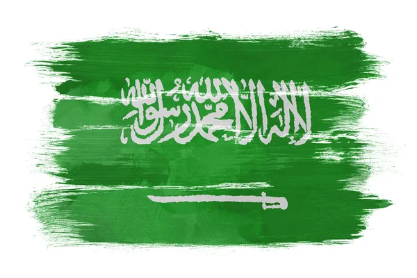 The Saudi Arabia flag — Stock Photo, Image