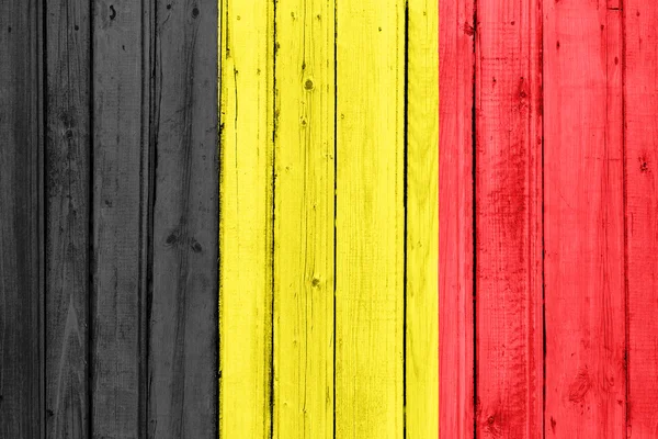 Die belgische Flagge — Stockfoto