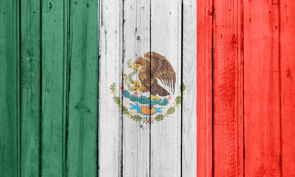 The Mexican flag — Stock Photo, Image