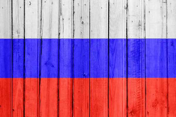 De Russische vlag — Stockfoto