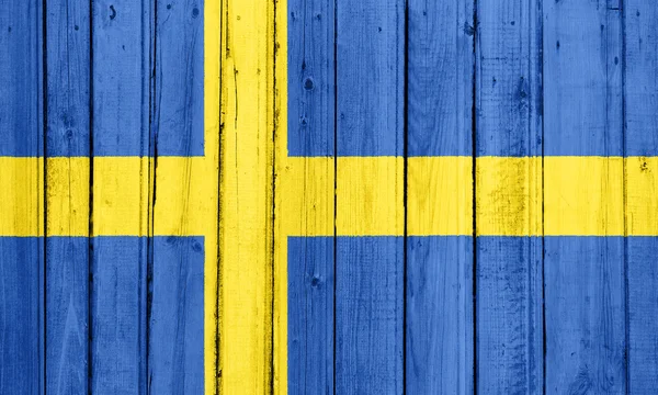 The Swedish flag — Stock Photo, Image