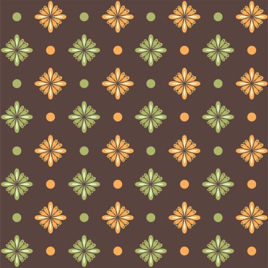 çiçek desenle karalama defteri