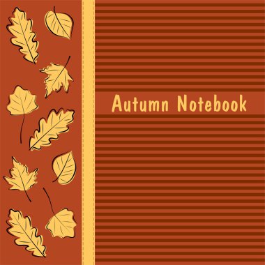 sonbahar defter kapağı