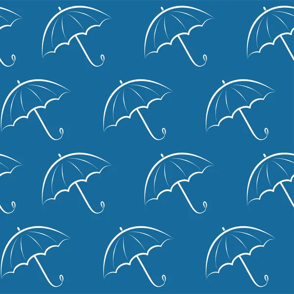 Background with umbrellas — Stock Vector