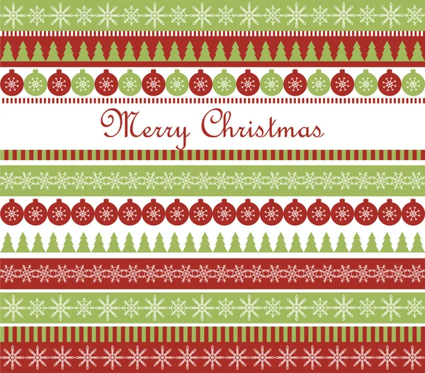 Christmas greeting card — Stock Vector