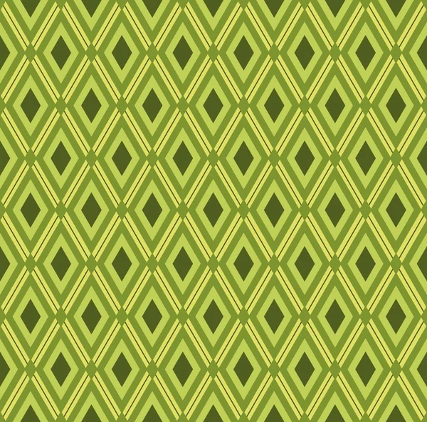Patrón rombo verde amarillo — Archivo Imágenes Vectoriales