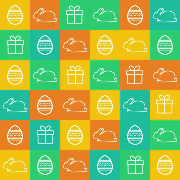 Fondo de Pascua sin costuras — Vector de stock