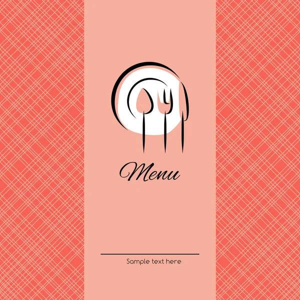 Copertina per menu — Vettoriale Stock