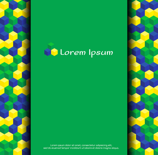 Цветовой фон Бразилии
