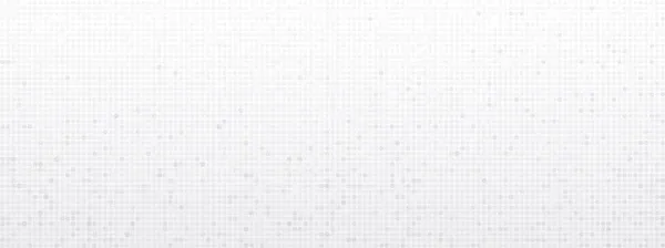 Minimale witte gestippelde trendy achtergrond. Vector abstracte lange textuur banner, web header voor facebook cover — Stockvector
