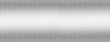 Yarım ton noktalı gradyan soyut arkaplan. Vektör siyah ve beyaz grunge dokusu