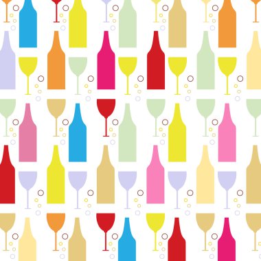 içki bardak ve şişeler