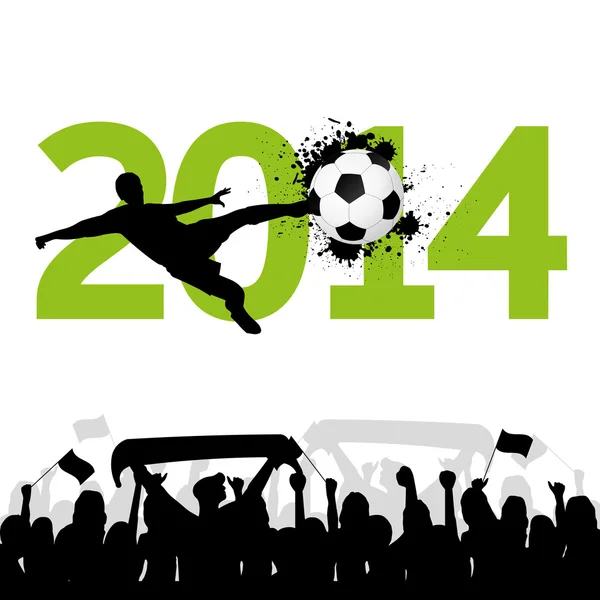 Fußballer 2014 — Stockfoto