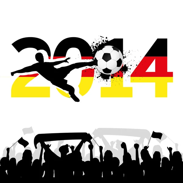 Footballeur 2014 allemagne — Photo