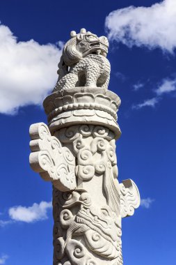 Çin heykelinin detayları