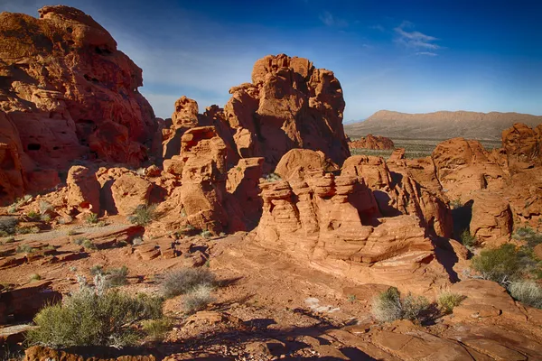 Vallei van het vuur state park — Stockfoto