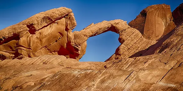 Arch Rock at the Valley of Fire — Stock Photo, Image