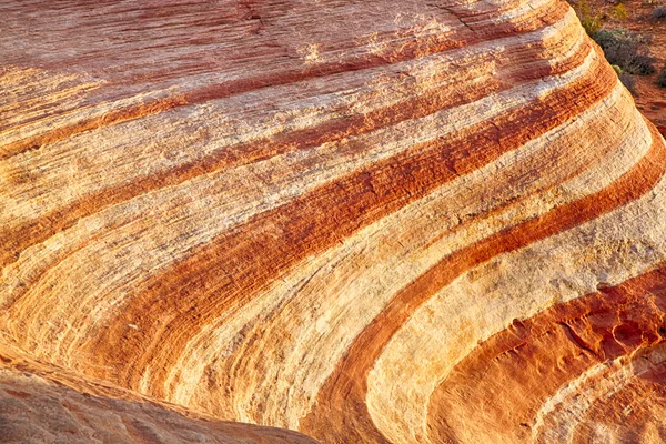 A Onda de Fogo no Valley of Fire State Park — Fotografia de Stock