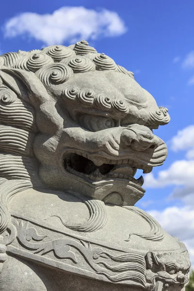 Detalhes da estátua chinesa — Fotografia de Stock