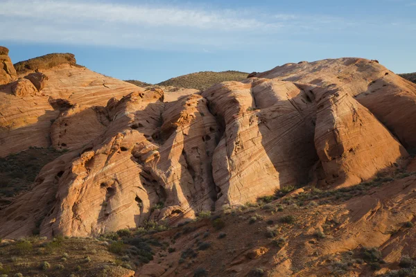 Formazioni rocciose nella Valle del Fuoco — Foto Stock